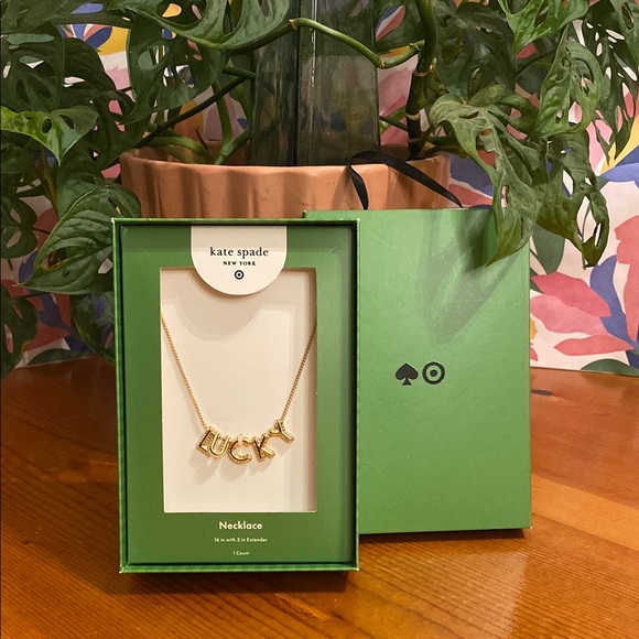 kate spade Jewelry - Kate Spade x Target Collection Lucky Bubble Letter Necklace